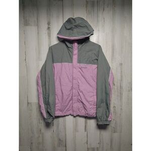 Stearns Drywear Womens Sz M Waterproof Hooded Jacket Nylon Lined Purple …